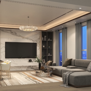 Living Room Architectural Design